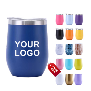 Commercio all'ingrosso 12oz logo personalizzato in acciaio inox 304 uova tazze tumbler viaggio isolato birra tè <span class=keywords><strong>caffè</strong></span> <span class=keywords><strong>tazza</strong></span> termica <span class=keywords><strong>tazza</strong></span> con coperchio - Product Image 1
