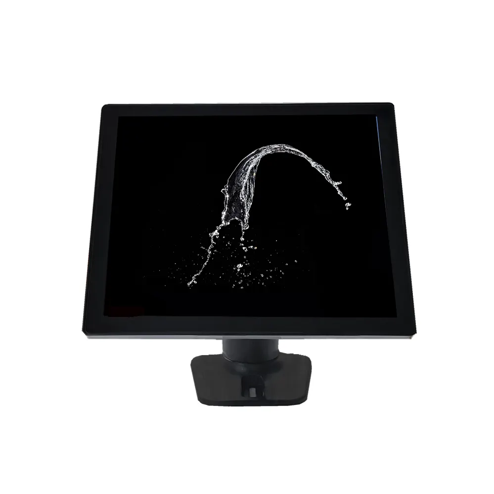 Moniteur industriel HD 12 pouces à écran plat noir pour ordinateur portable LCD 12 pouces TFT VGA rapport d'aspect 4:3 moniteur Led