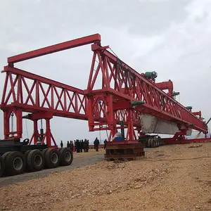 200 Ton Betão Beam Lançador Ponte Construção Maquinaria U Viga Lançador Guindaste