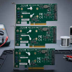 การ์ด HBA แบบ Low Profile รุ่น AOC-SLG3-2M2 รองรับ Dual M.2 NVMe PCIe 3.0 x8 ขนาด 2280 และ 22110 มาตรฐาน RoHS - Product Image 4