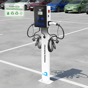 Borne de recharge murale intelligente HJ 7kW pour véhicules électriques, niveau 2, type 2, station de charge rapide pour usage domestique en Afrique du Sud - Product Image 3