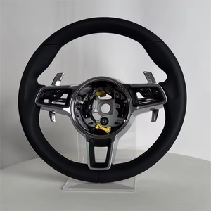 Volant en cuir de haute qualité personnalisé pour Panamera Macan Cayenne Cayman 911 718 987 970 958 997 - Product Image 1