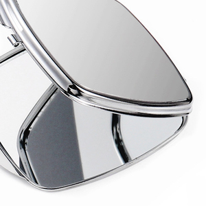 Hai Mặt 1X/2X <span class=keywords><strong>Magnifying</strong></span> Du Lịch Xách Tay Trang Điểm Gương Mini <span class=keywords><strong>Pocket</strong></span> Kim Loại Nhỏ Gọn Với Nhiệt Chuyển Giao In Ấn Cho Ví Sử Dụng - Product Image 4