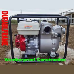 Bombas de Agua Móviles de Gasolina para Riego Agrícola, Motor de Alta Capacidad, Bombas de Riego Automáticas Mini de 3 y 4 Pulgadas - Product Image 3