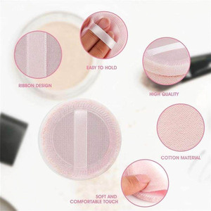 Esponja de Maquillaje Lavable, Redonda, para Uso en Seco, para Base de Maquillaje, Color Rosa, Suave, Esponjas de Belleza - Product Image 5