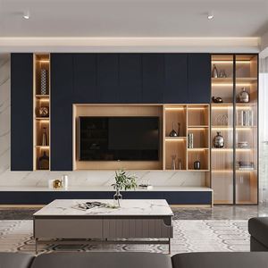 Mueble de TV de Madera Multifuncional Moderno y Minimalista, Muebles para el Hogar de Alta Calidad, para Salas de Estar, Hoteles y Apartamentos de 65 Pulgadas o Más - Product Image 4