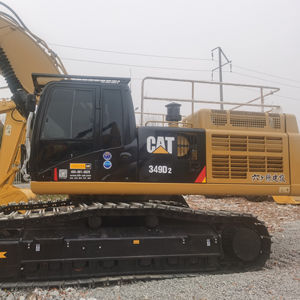 เครื่องขุดดินระบบไฮดรอลิกหัวปั๊มแบบใช้ CAT349D2 49ตันถูกตรวจสอบประสิทธิภาพการทำงานที่ดีเครื่องจักรหนักราคาถูก - Product Image 1