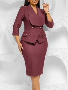 Robe longue plissée élégante et tendance à col en V pour femme, nouvelle collection été, idéale pour l'exportation - Product Image 5