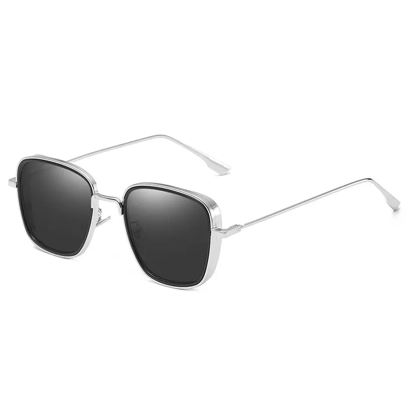 Mode indischen stil heißer verkauf retro vintage mann Dampf punk Quadrat gläser Männer Sonnenbrille der UV400