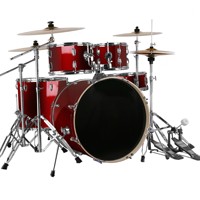 Percussion Instrument 5 Drums 4 Cymbals Beginner Practice Adult Drum Set Jazz Drum