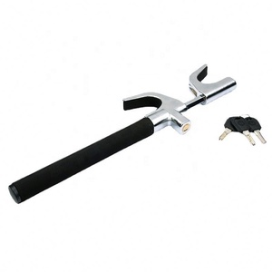 Candado de Volante en Forma de U, Retráctil y Ajustable, de Acero Inoxidable, <span class=keywords><strong>para</strong></span> Defensa Personal en el Automóvil, Superventas Transfronterizo - Product Image 5