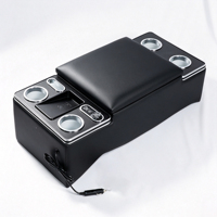 Boîte de rangement pour accoudoir de console centrale avec porte-gobelets, compatible avec Hiace Wide Body et Hiace 200