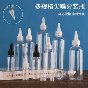 <b>Squeeze</b> <b>Bottle</b> 30 50 100ml Transparent <b>Plastic</b> PET Nozzle Dispensing For Laboratory Use - Product Image 3