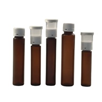Bouteille en PET Marron Mat de Qualité Alimentaire 10ml/15ml/20ml/25ml/30ml/50ml pour Liquides Oraux avec Bouchon Anti-Effraction