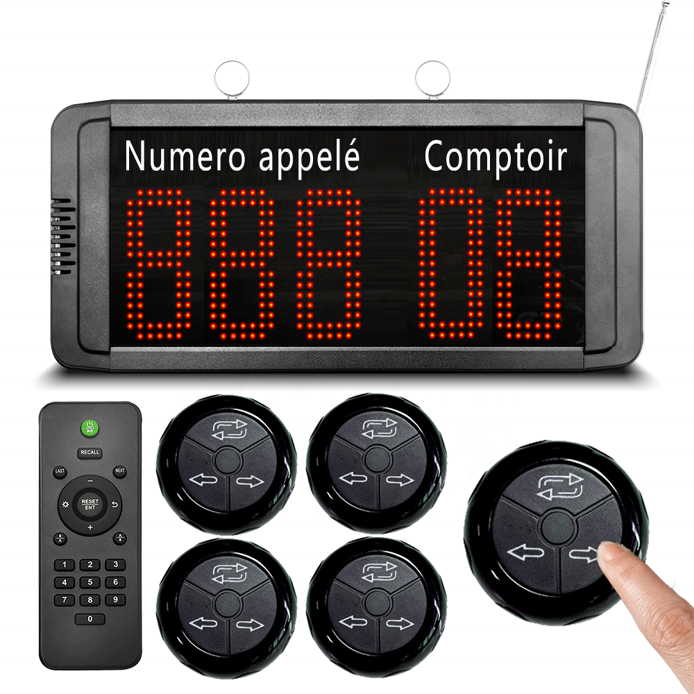 Système d'appel à file d'attente noire