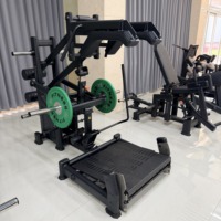Machine à Squat Super Hack à Charge de Plaques 300kg, Robuste, Professionnelle, pour Entraînement des Jambes et des Fessiers en Salle de Sport, en Acier
