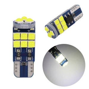 Ampoule LED Super Lumineuse T10 194 W5W Canbus 3030 15SMD Ambre pour Plaque d'Immatriculation et Intérieur de Voiture - Product Image 5