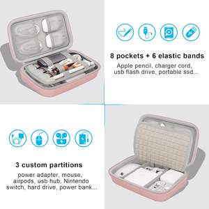 Organizador de Cables Resistente para Viajes, Accesorios Electrónicos Universales para Cargadores, Cables, Adaptador de MacBook, <span class=keywords><strong>Magic</strong></span> <span class=keywords><strong>Mouse</strong></span>, <span class=keywords><strong>Apple</strong></span> Pencil, USB - Product Image 2