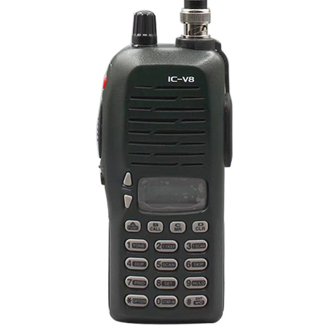 IC-V8 VHF Transceiver 5.5W VHF Radio Portable Walkie Talkie with 1650Mah NiMH 2 Way Radio Battery Pack for ICOM