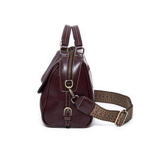Sac à main pour femme en cuir de vachette souple haut de gamme, couche supérieure personnalisée, cuir épais résistant à l'usure, luxe, imperméable, fermeture éclair écologique - Product Image 3