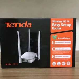 Tenda N318 300Mbps 2.4Gワイヤレス<span class=keywords><strong>WiFi</strong></span>ルーターファイアウォール付き & WEP 1 WAN <span class=keywords><strong>3</strong></span> LANポートホーム & SOHO <span class=keywords><strong>WiFi</strong></span>リピーター用 - Product Image 3