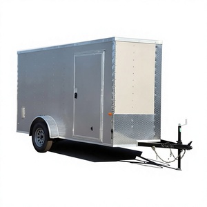 Remolques de Carga Pesada con Cabina Cerrada, Modelos Utilitarios Disponibles en Tamaños 7X12/7X14/6X12/6X14, Capacidad de Carga Útil de 2001-3000 kg, Precio - Product Image 1