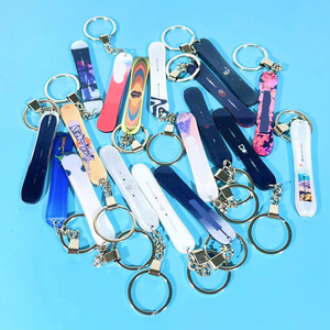 พวงกุญแจสกีขนาดเล็กพวงกุญแจนิ้วสำหรับเล่นสโนว์บอร์ดขนาดจิ๋วของขวัญสำหรับผู้ที่ชื่นชอบกีฬาหิมะ - Product Image 5