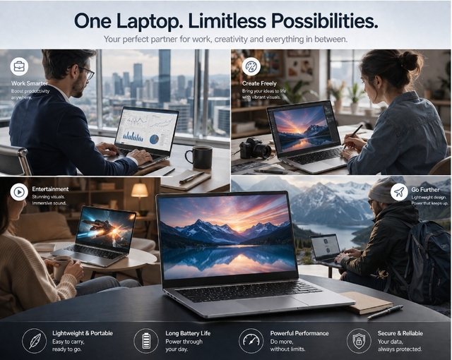 Large Quantity Supply Lightweight Office Netbook Zhaoxin KX-U6780A 8-Core 16GB 512GB SSD Local Computer