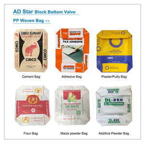 25kg 50kg khối Dưới van PP dệt Túi Portland xi măng bao bì bao giá - Product Image 6