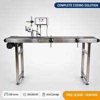 Impresora TIJ, Máquina Automática de Impresión de Códigos de Fecha, Impresora de Inyección de Tinta en Línea de Alta Resolución