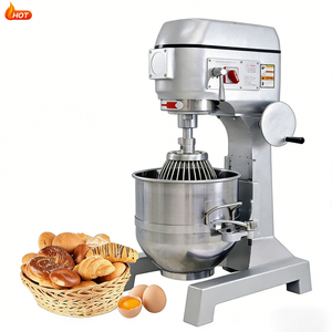 Mélangeur planétaire commercial 10L/20L/30L, mélangeur à pâte robuste avec 3 accessoires pour <span class=keywords><strong>boulangerie</strong></span> et pizzeria - Product Image 1