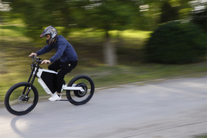 2025 SS30 <b>72V</b> 12000W Lithium <b>Battery</b> Disc Full Suspension Eco-Friendly Single Speed Steel Frame Dirt Bike - Product Image 4