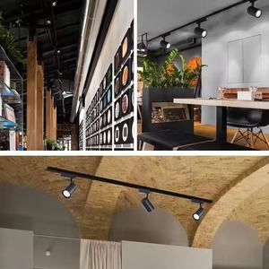 Foco de Riel Comercial Dali Regulable de 10W/20W/30W, Iluminación LED de Riel COB Ajustable <span class=keywords><strong>con</strong></span> Rotación CCT y Lente de Panal - Product Image 5