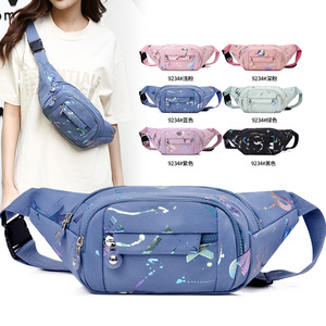 Women's Waist Bag Lightweight Waterproof Crossbody Bag With Zipper Pocket For Everyday Travel And Sports Use - Product Image 1
