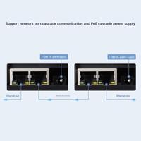 Module de relais 8 voies avec double port Ethernet Alimentation PoE Port réseau Communication en cascade et isolation pour les racks O