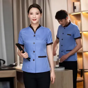 Touchhealth – vêtements de nettoyage pour homme, uniforme d'hôtel, gilet de nettoyage, uniforme de femme de ménage