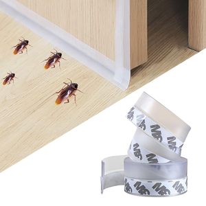 45MM <strong>Adhesive</strong> Weather Stripping Silicone Rubber <strong>Door</strong> Seal <strong>Strip</strong> <strong>Door</strong> Bottom Window Transparent <strong>Sealing</strong> Tape - Product Image 2