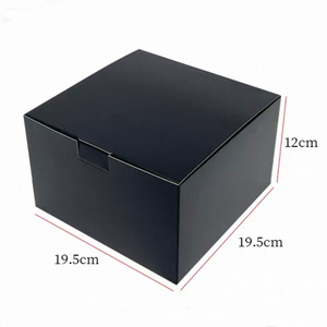 Scatola di Lusso Personalizzata in Cartone Nero Opaco per Cappelli da Baseball, Impermeabile e Resistente ai Graffi, con Logo - Product Image 3