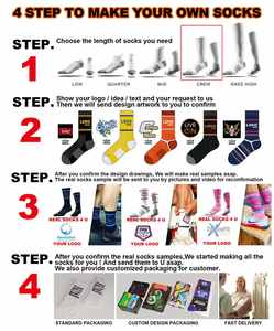 Chaussettes de sport avec logo personnalisé - Chaussettes mi-hautes tendance les plus vendues pour étudiants et athlètes |   Chaussettes de football respirantes et anti-humidité - Product Image 6