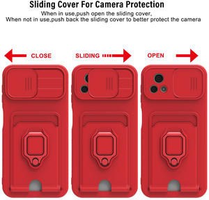 ที่คลุมโทรศัพท์มือถือสำหรับ <span class=keywords><strong>VIVO</strong></span> Y27/Y17S/Y36คุณภาพสูงใหม่ฝาสไลด์ติดรถยนต์ช่องเสียบการ์ดแม่เหล็กเคสโทรศัพท์มือถือ - Product Image 5