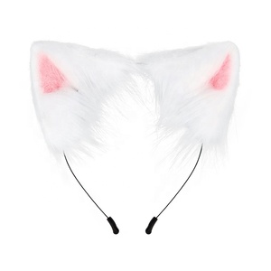 Produttore vendite dirette Lolita <span class=keywords><strong>gatto</strong></span> volpe <span class=keywords><strong>cerchietto</strong></span> fatto a mano Cosplay <span class=keywords><strong>orecchie</strong></span> <span class=keywords><strong>orecchie</strong></span> di <span class=keywords><strong>gatto</strong></span> fascia - Product Image 3