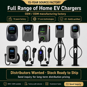 Borne de recharge murale intelligente pour VE 7kW 11kW 22kW Type1 Type2 J1772 NACS GBT OCPP DLB WiFi Bluetooth APP RFID LCD Minuterie Personnalisable OEM Vente en gros - Product Image 6