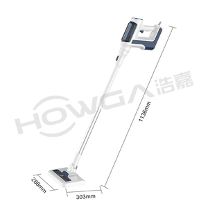 <span class=keywords><strong>Nettoyeur</strong></span> <span class=keywords><strong>vapeur</strong></span> électrique professionnel pour sols humides et secs avec tête de brosse flexible à 180°, usage domestique, 1500W, double brosse - Product Image 2