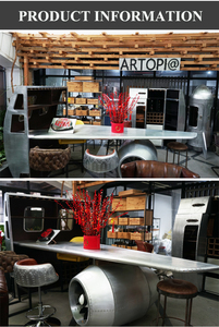 <strong>Industrial</strong> Solid Aluminum Iron Home Hotel Living Room Furniture Cafe <strong>bar</strong> <strong>Table</strong> / Pub <strong>bar</strong> <strong>Table</strong> - Product Image 3