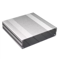 Boîtier d'amplificateur de boîtier en aluminium fendu pour Circuit imprimé personnalisé coque électrique bricolage boîtier d'alimentation de projet électronique