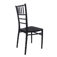 Nouvelles chaises de mariage en gros, empilables, en plastique, pour événements extérieurs et jardins, utilisées pour la vente