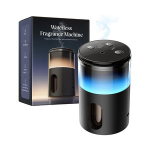 Modern Waterless Black Mini <b>Diffuser</b> USB Battery 8-Color LED Lights 600 Sq ft Coverage Auto Shutoff Room Home Car Essential <b>Oil</b> - Product Image 5