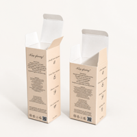 Boîte en papier personnalisée pour produits de beauté, petite boîte vide pour lotion, emballage pour soins de la peau, boîte pliante avec logo personnalisé