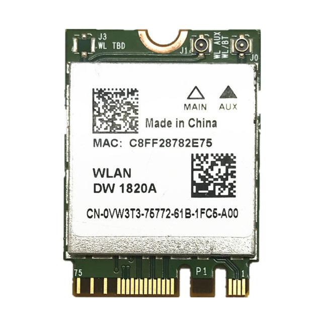 Broadcom BCM94350ZAE BCM94350 DW1820A 802.11AC 867Mbps NGFF M.2 BT 4.1 Wireless Card Dual Band 2.4G 5G WiFi Network Laptop Stock