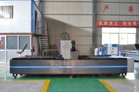 Máquina de Corte Láser de Fibra CNC Automática de 3 Ejes Hiwin para Chapa Metálica, Acero y Hierro, 3000W-12000W, Alta Velocidad